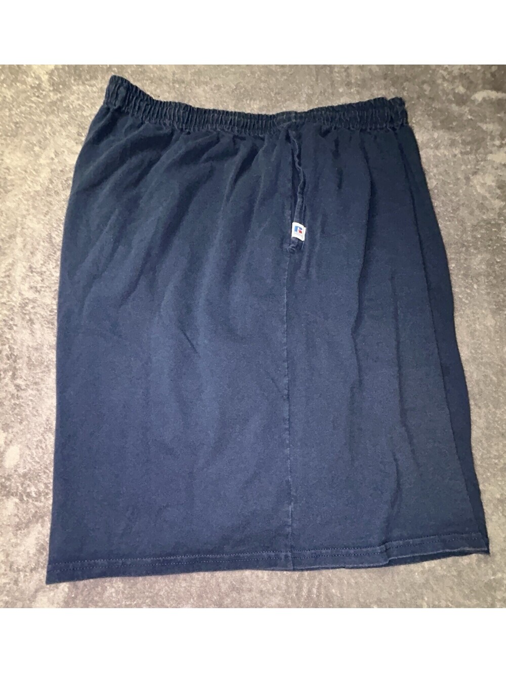 Russell Athletic Mens 4XL Navy Blue Elastic Waist Athletic Shorts